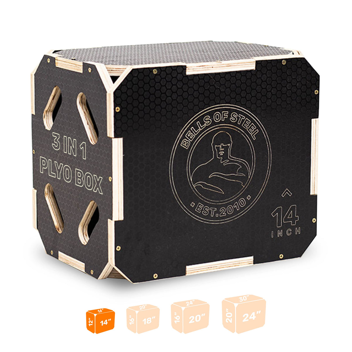 3-in-1 Anti-Slip Wooden Plyo Box U14720