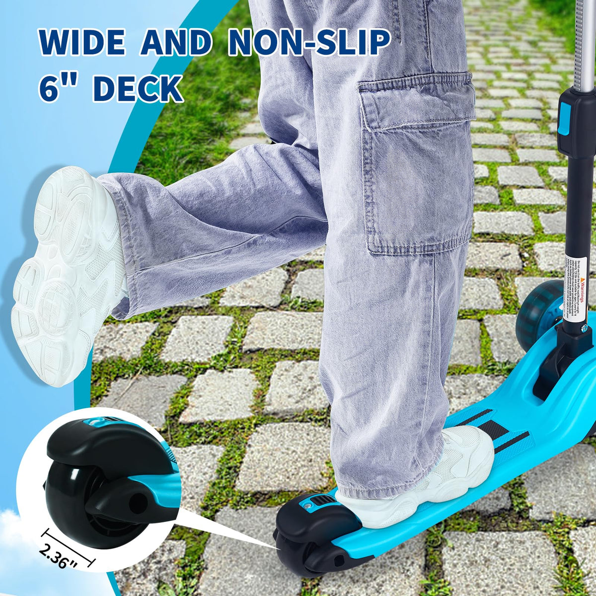 2-in-1 Folding 3 Wheel Kick Scooter C9182