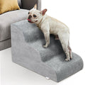 High Density Foam Dog Stairs 3 Steps Grey K280702