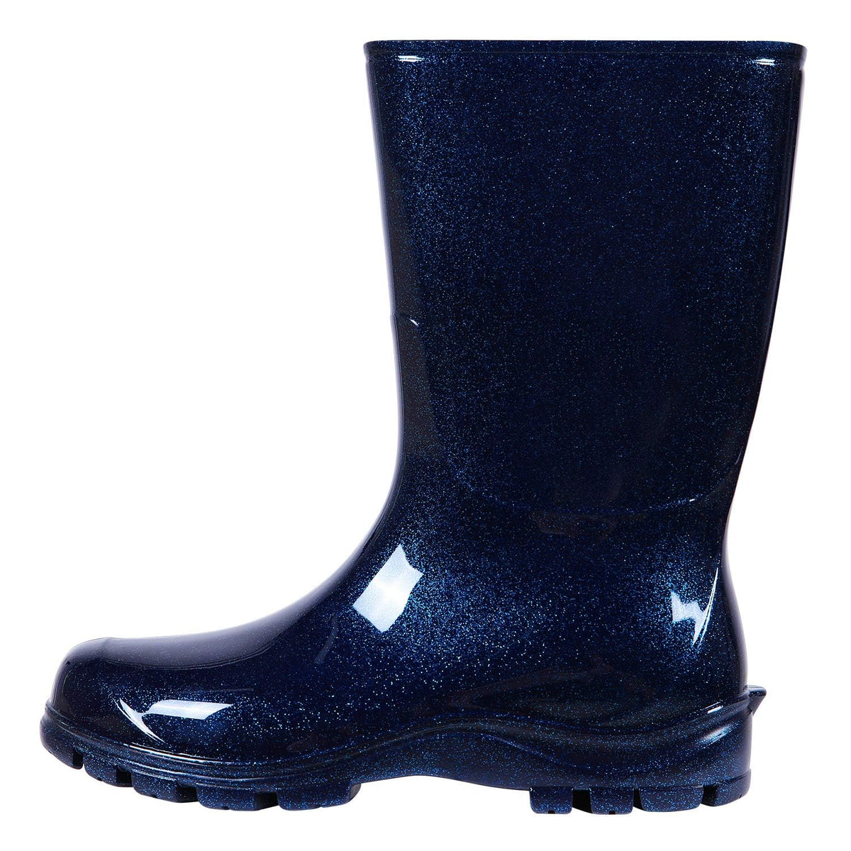 Women's Mid Calf Waterproof Rubber Rain Boots F2602