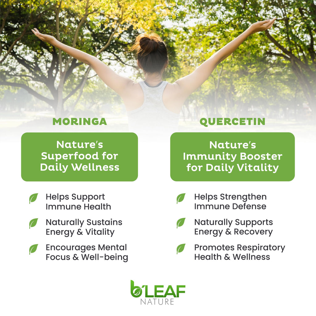 Moringa and Quercetin 1000mg Vegan Capsules M958141