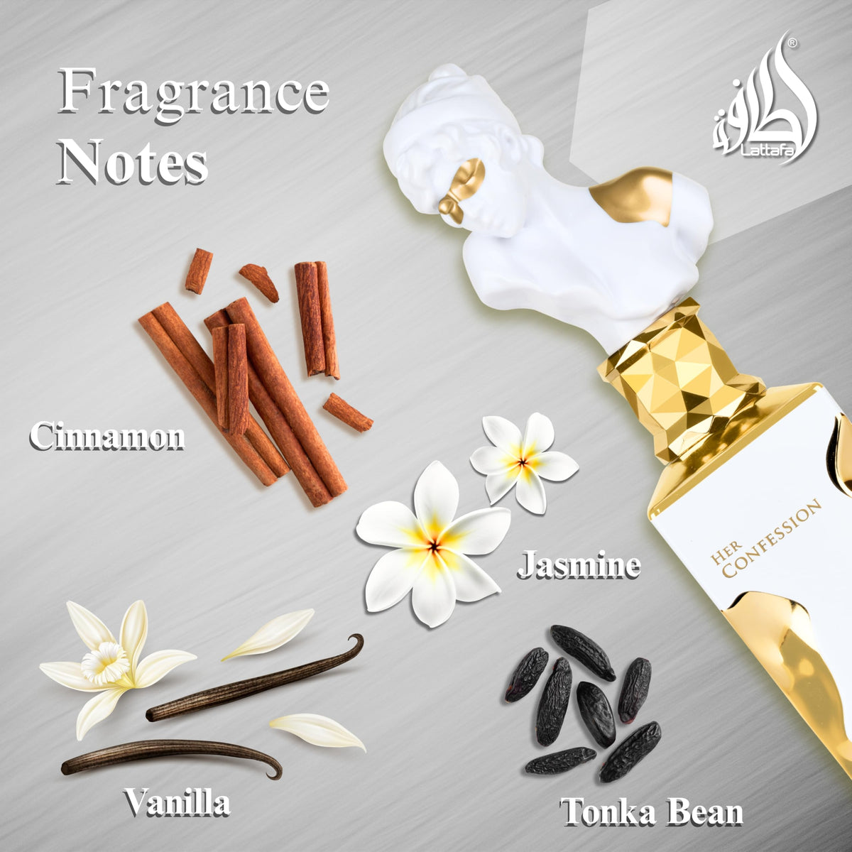 Vanilla Floral Amber Musk Eau de Parfum 3.40 Ounce / 100 ml H340645