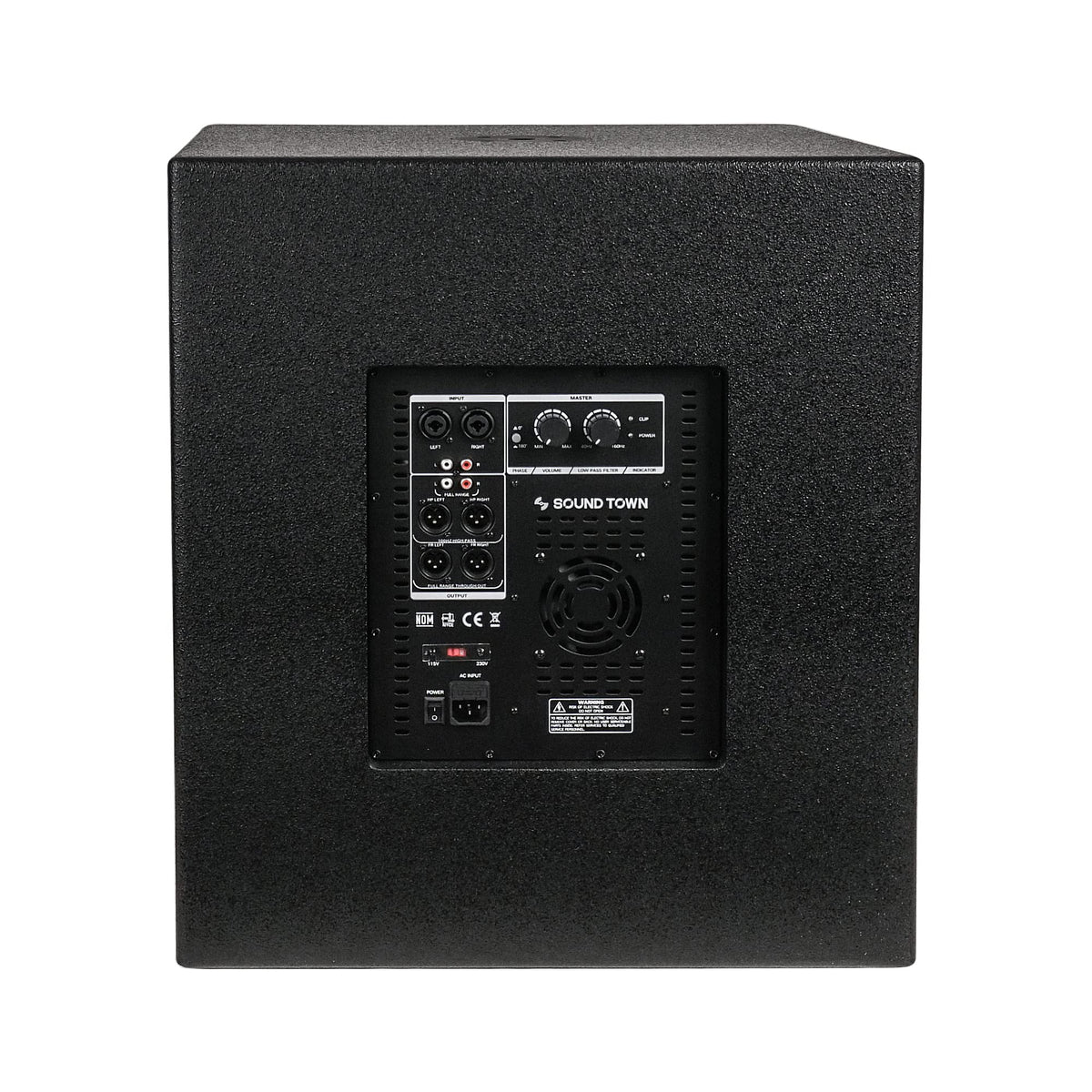 Pair of 18" 2400W Powered Subwoofers B635