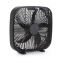 Black 20-Inch 3-Speed Box Fan with Carry Handle S482