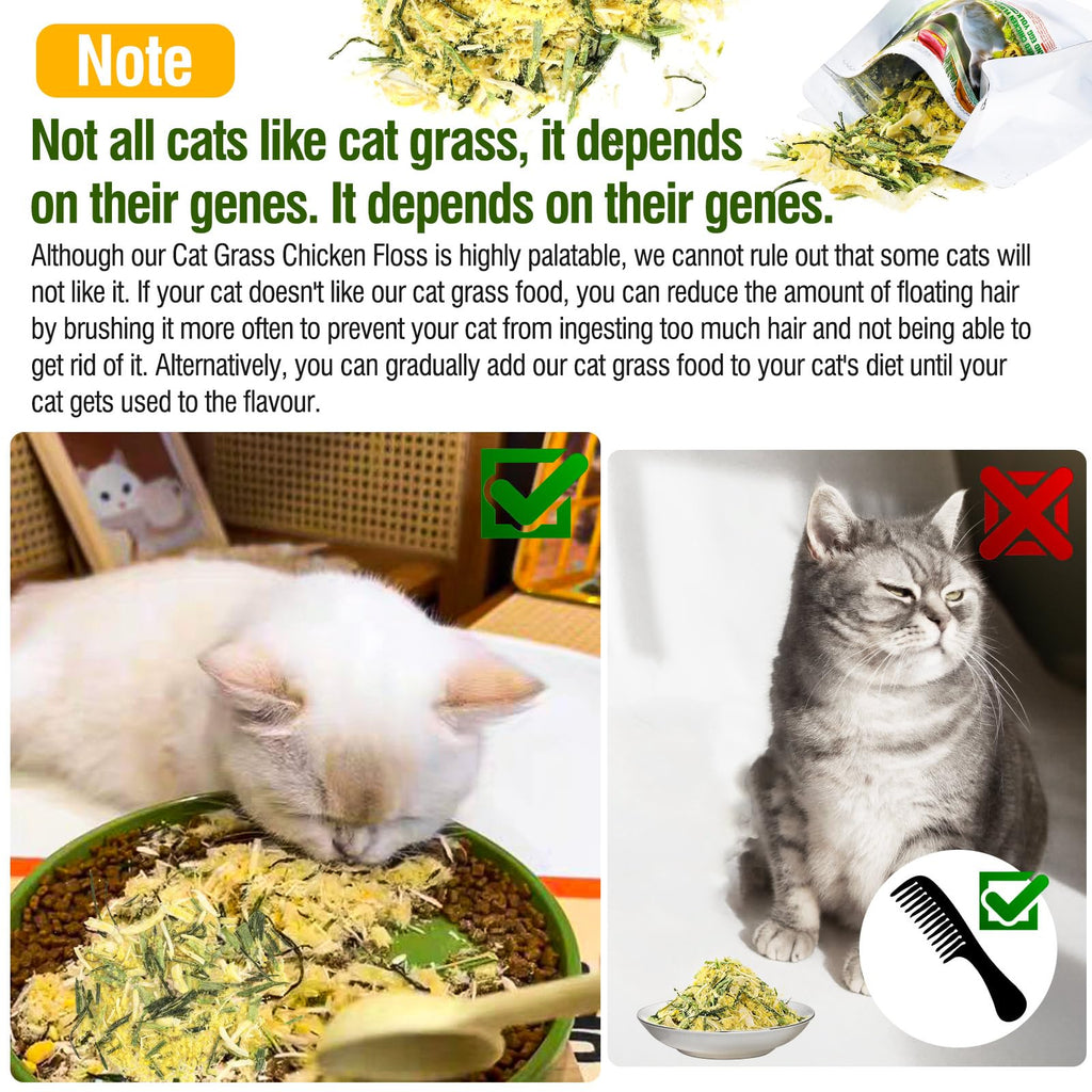 Freeze Drying Cat Grass Treats with Chicken & Egg Yolk 2.3 oz A406839