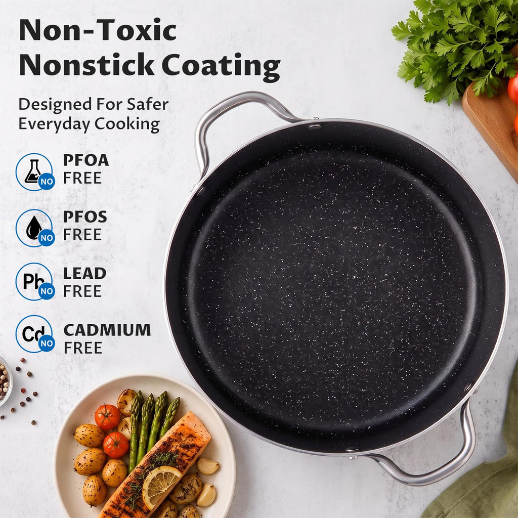 12 Quart Nonstick Stock Pot with Lid A19820