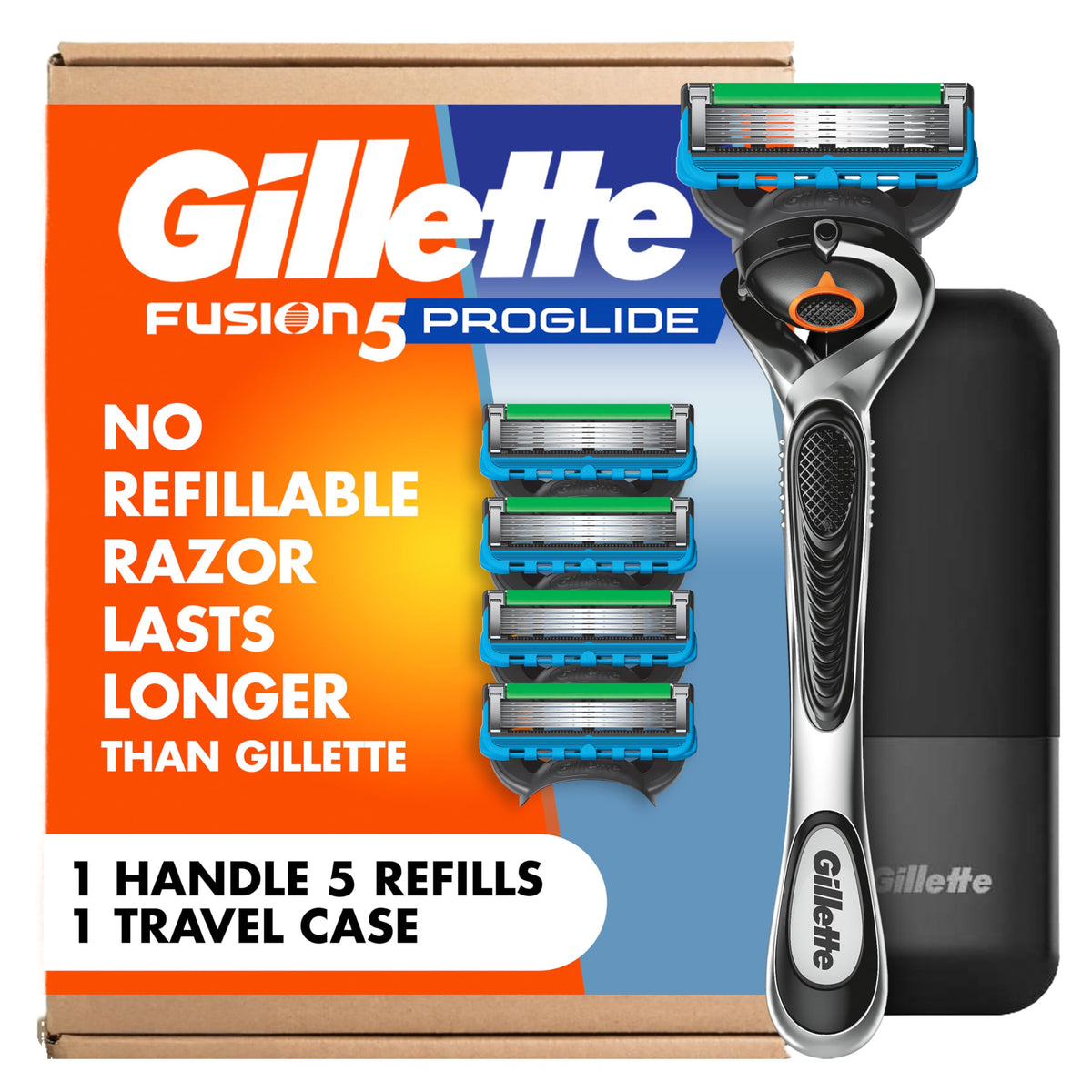 5-Blade Razor with Travel Case E356