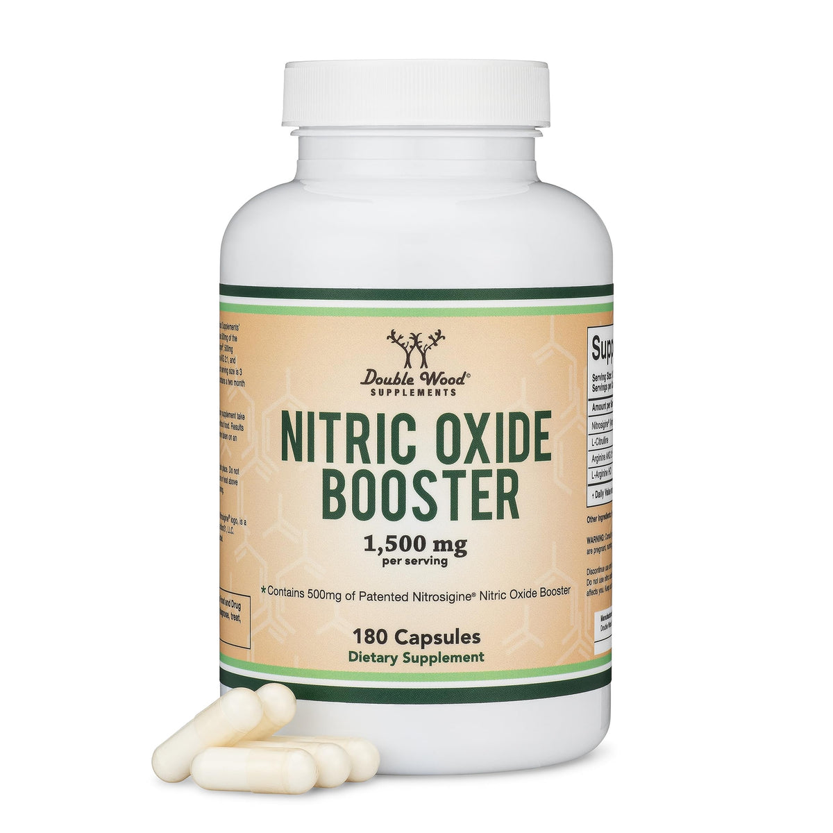 Nitric Oxide Booster, Nitrosigine + Citrulline, 180 Capsules B62440