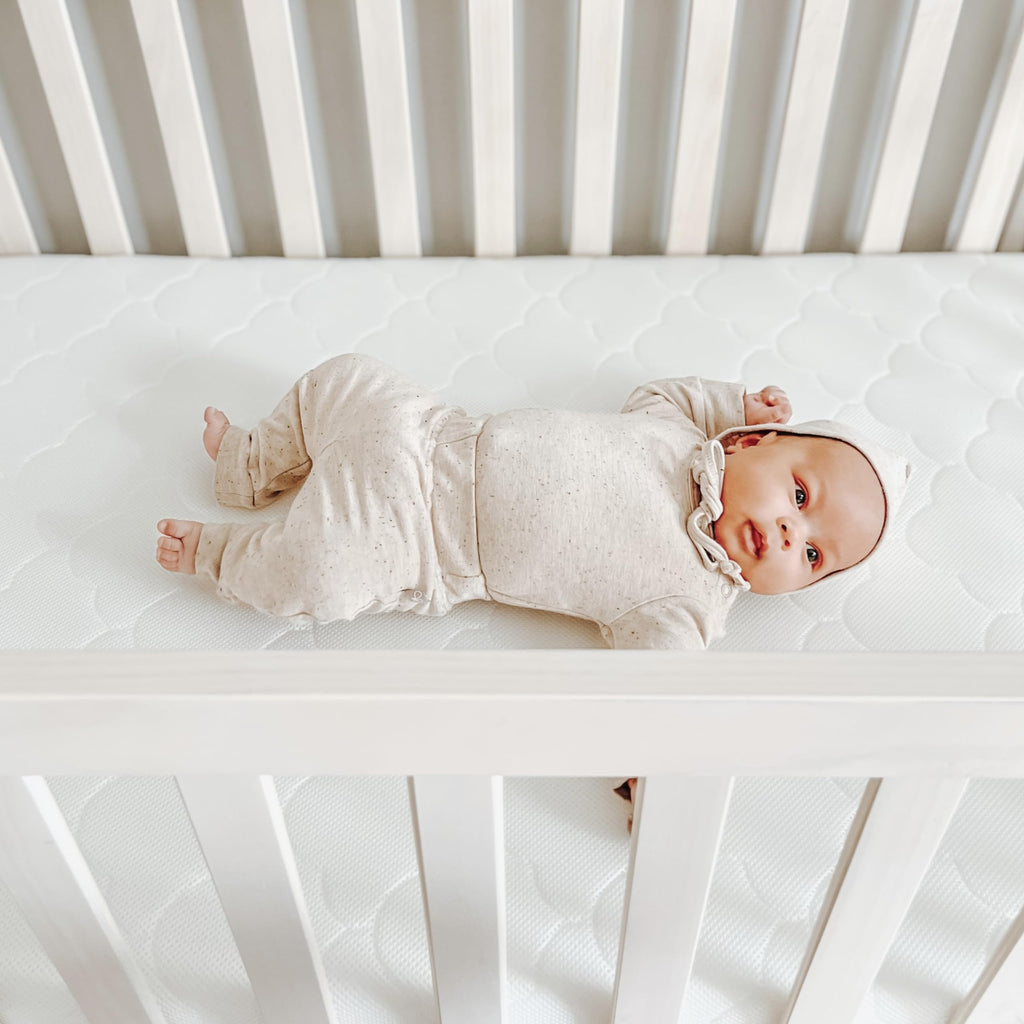 White Waterproof Crib Mattress Z5914