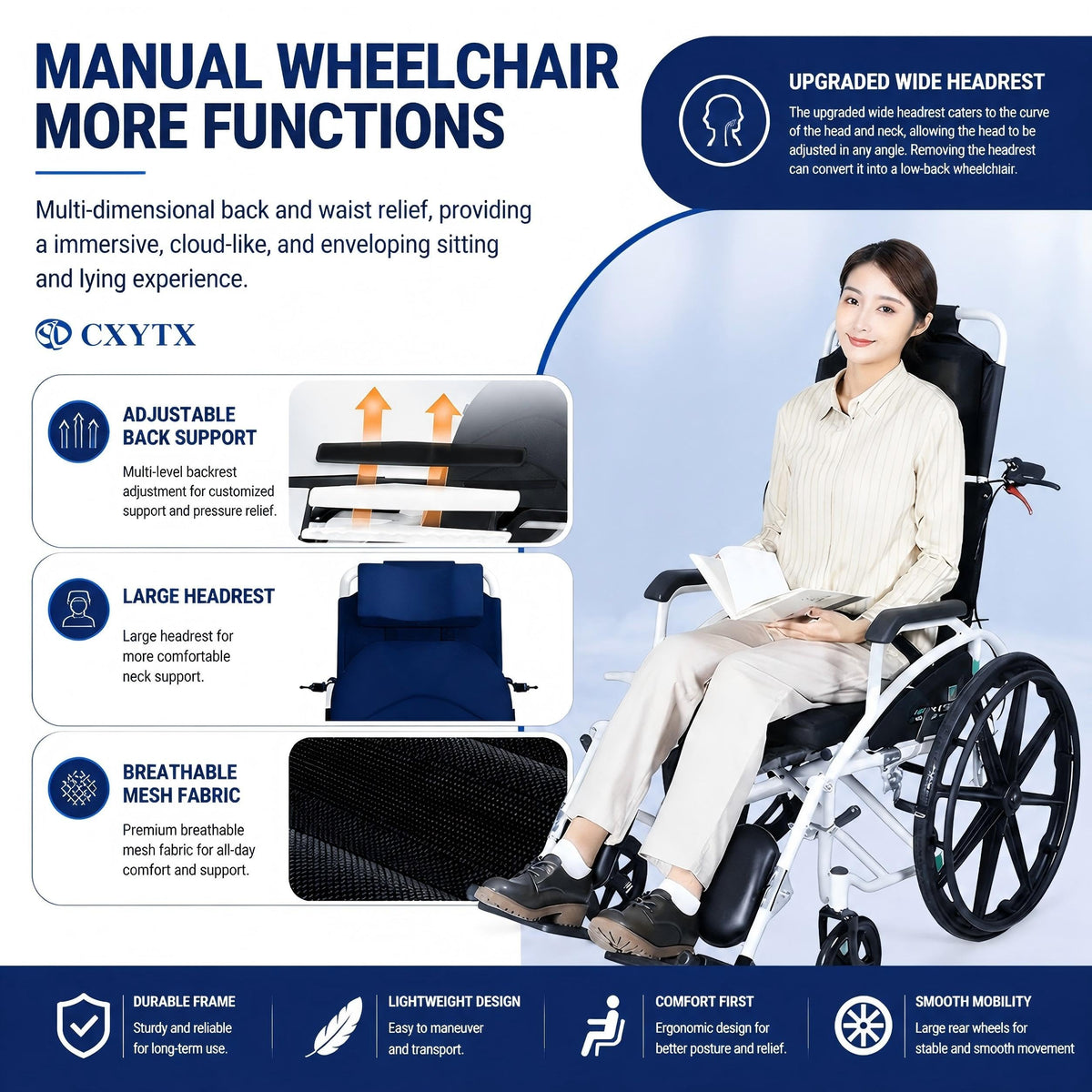 Folding Compact Wheelchair O93122
